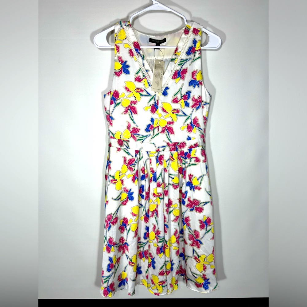 Banana Republic Ladder Lace White Floral Dress